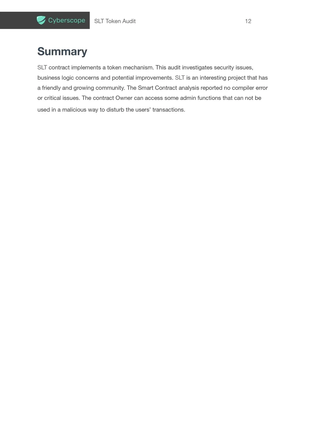 SLT Audit Page 0013